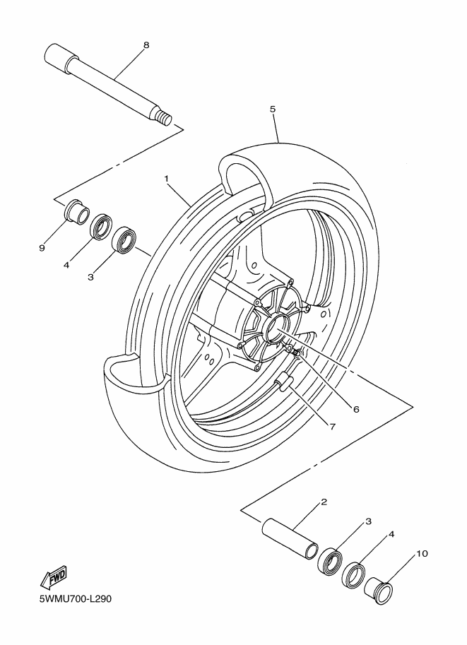 29 - ROUE AVANT