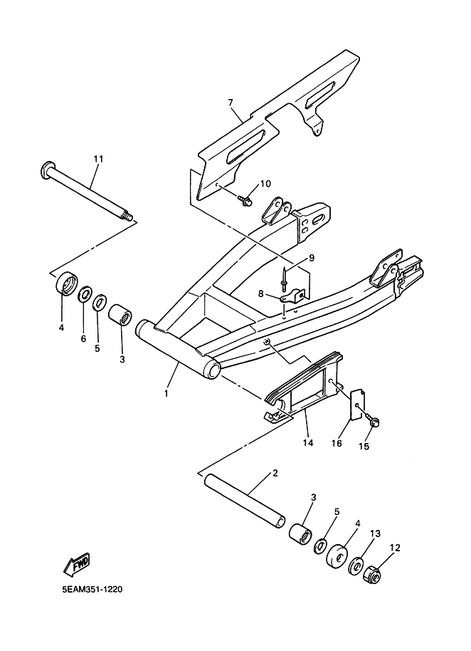 22 - BRAS ARRIERE & SUSPENSION