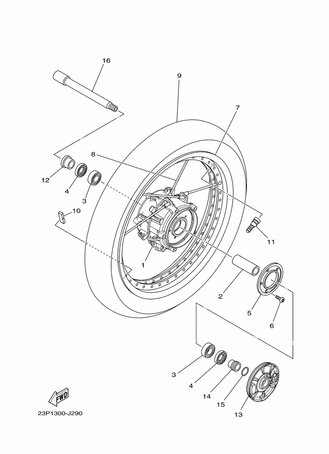 29 - ROUE AVANT