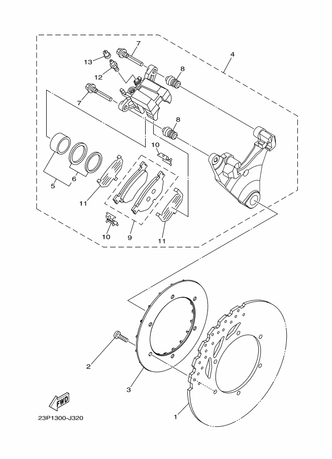 32 - ETRIER DE FREIN AR
