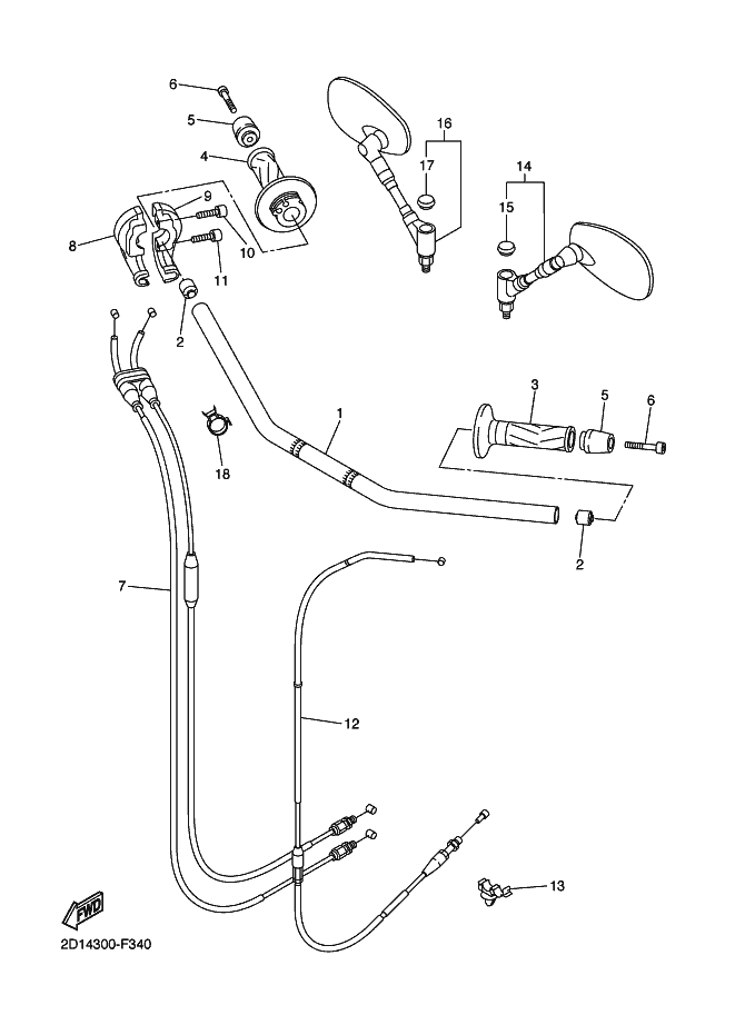 34 - GUIDON & CABLE