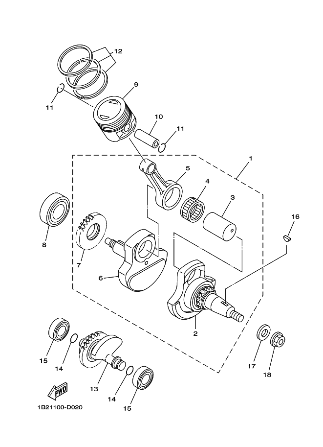 02 - VILEBREQUIN & PISTON