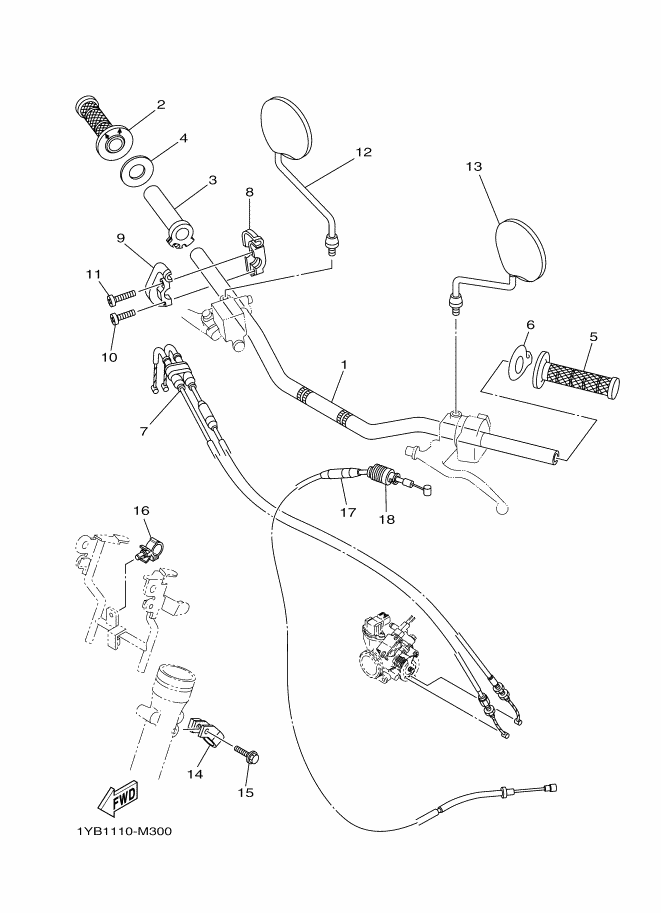 30 - GUIDON & CABLE