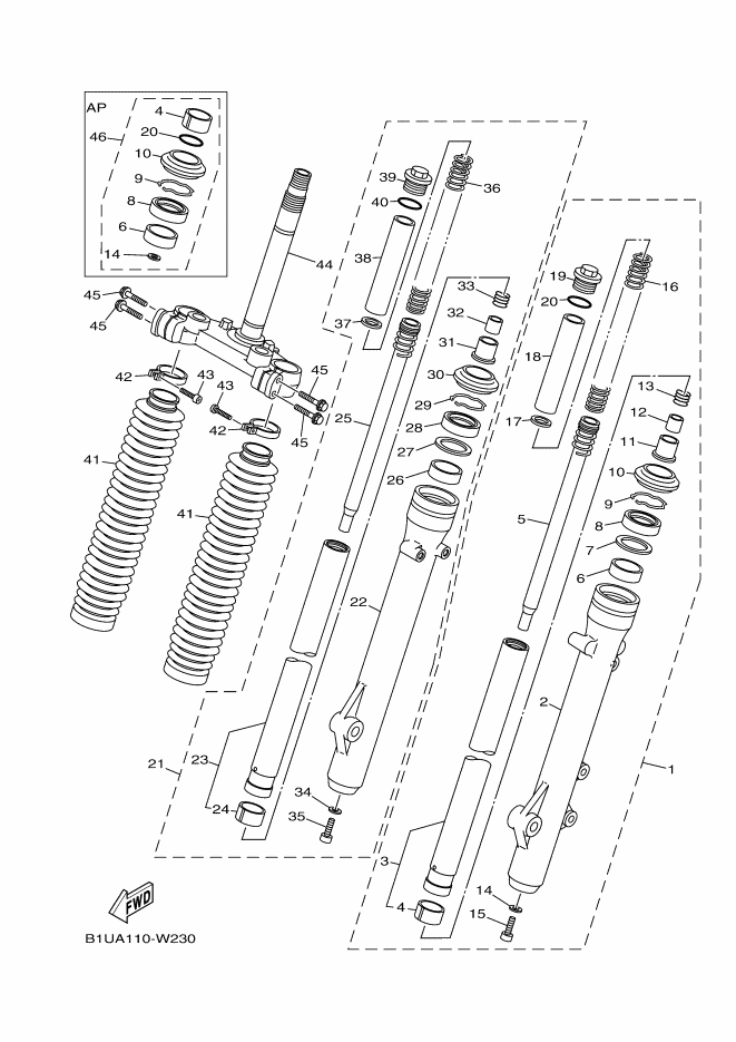 23 - FOURCHE AVANT