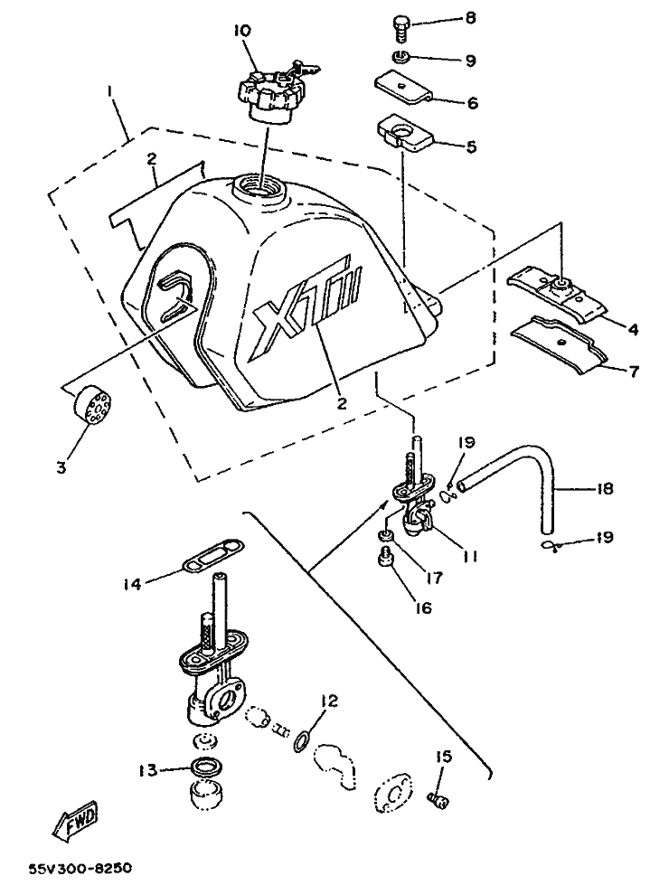 25 - RESERVOIR A CARBURANT