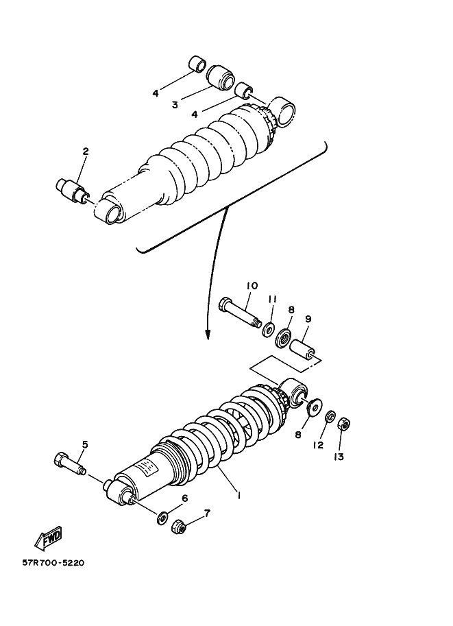22 - SUSPENSION ARRIERE