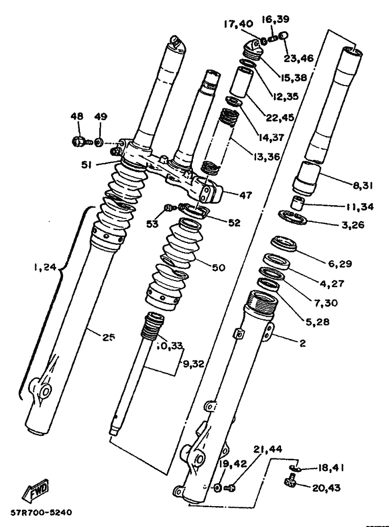 24 - FOURCHE AVANT