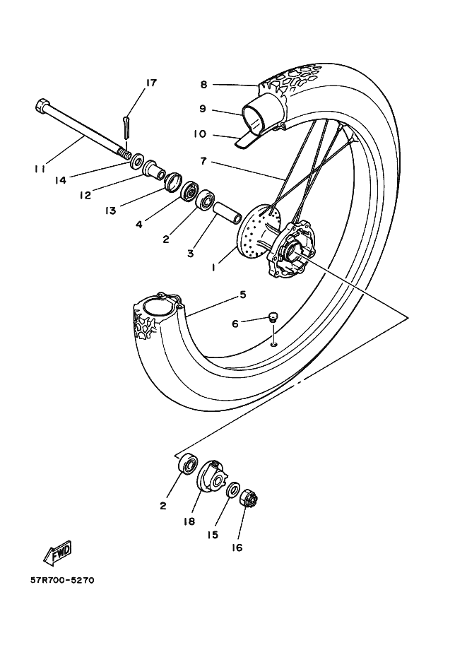 27 - ROUE AVANT