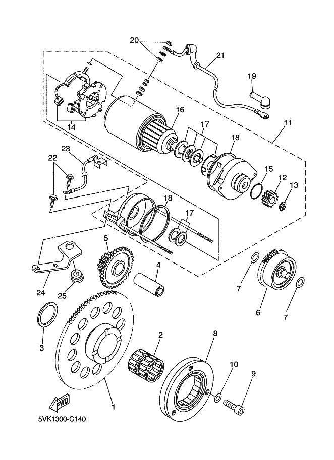14 - EMBRAYAGE DE DEMAR