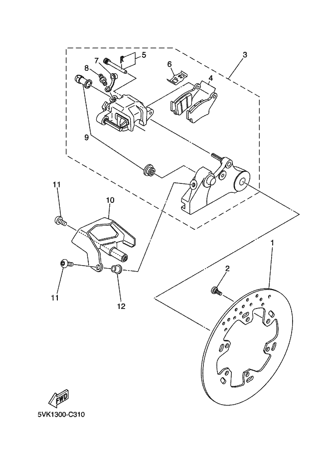 31 - ETRIER DE FREIN AR