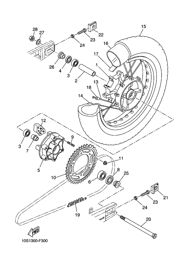 30 - ROUE ARRIERE