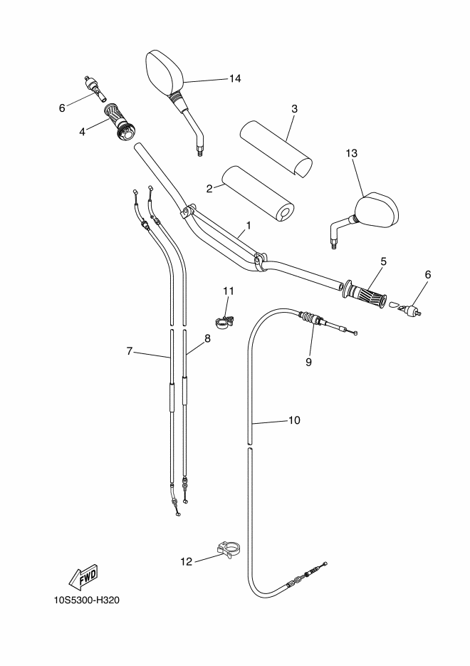 32 - GUIDON & CABLE