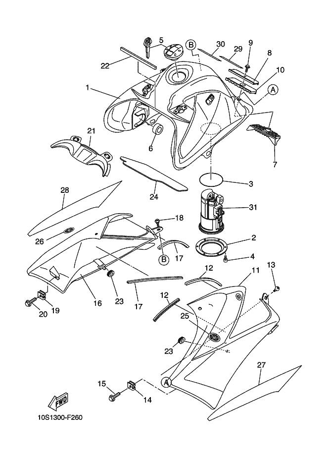 26 - RESERVOIR A CARBURANT