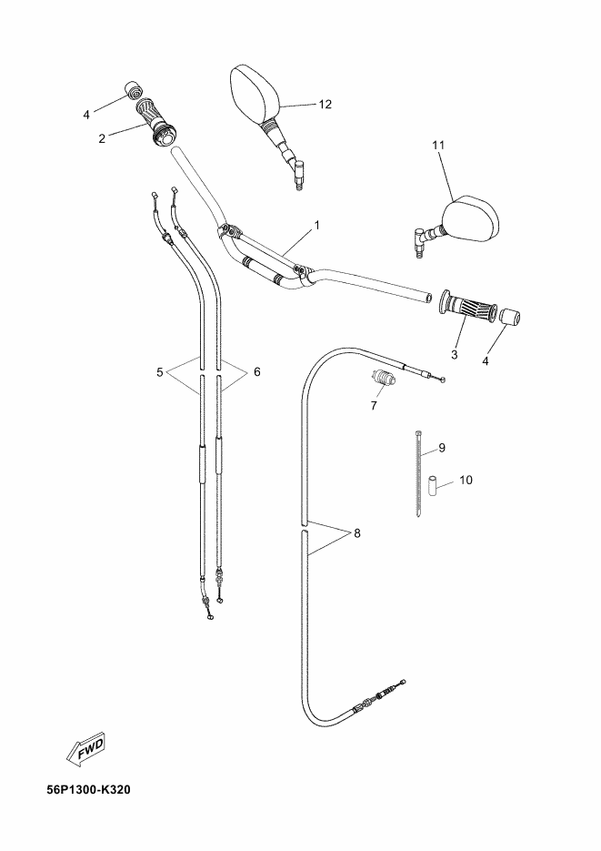 32 - GUIDON & CABLE