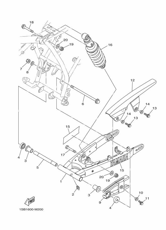 20 - BRAS ARRIERE & SUSPENSION