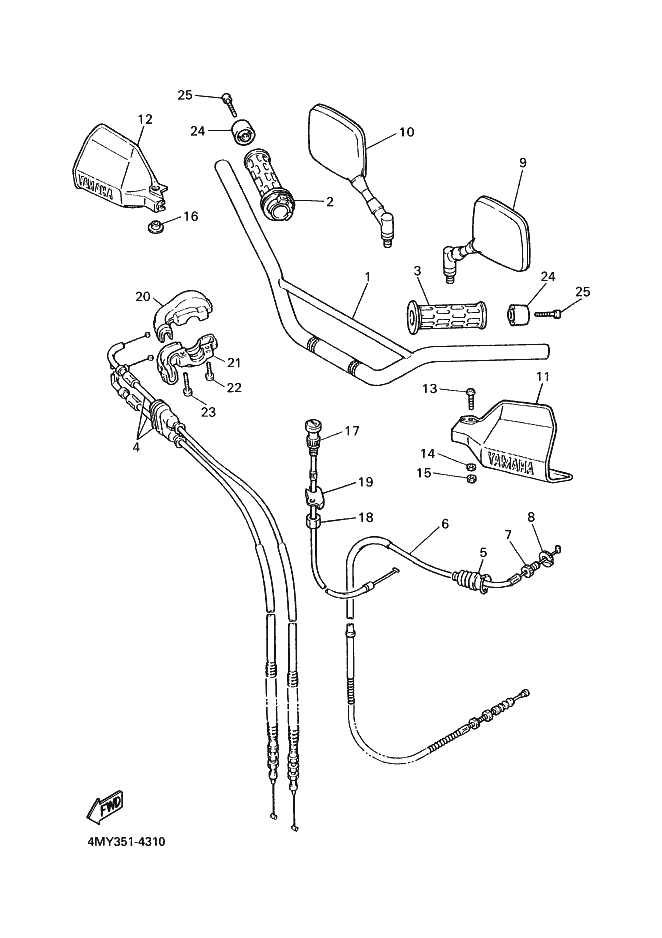 31 - GUIDON & CABLE