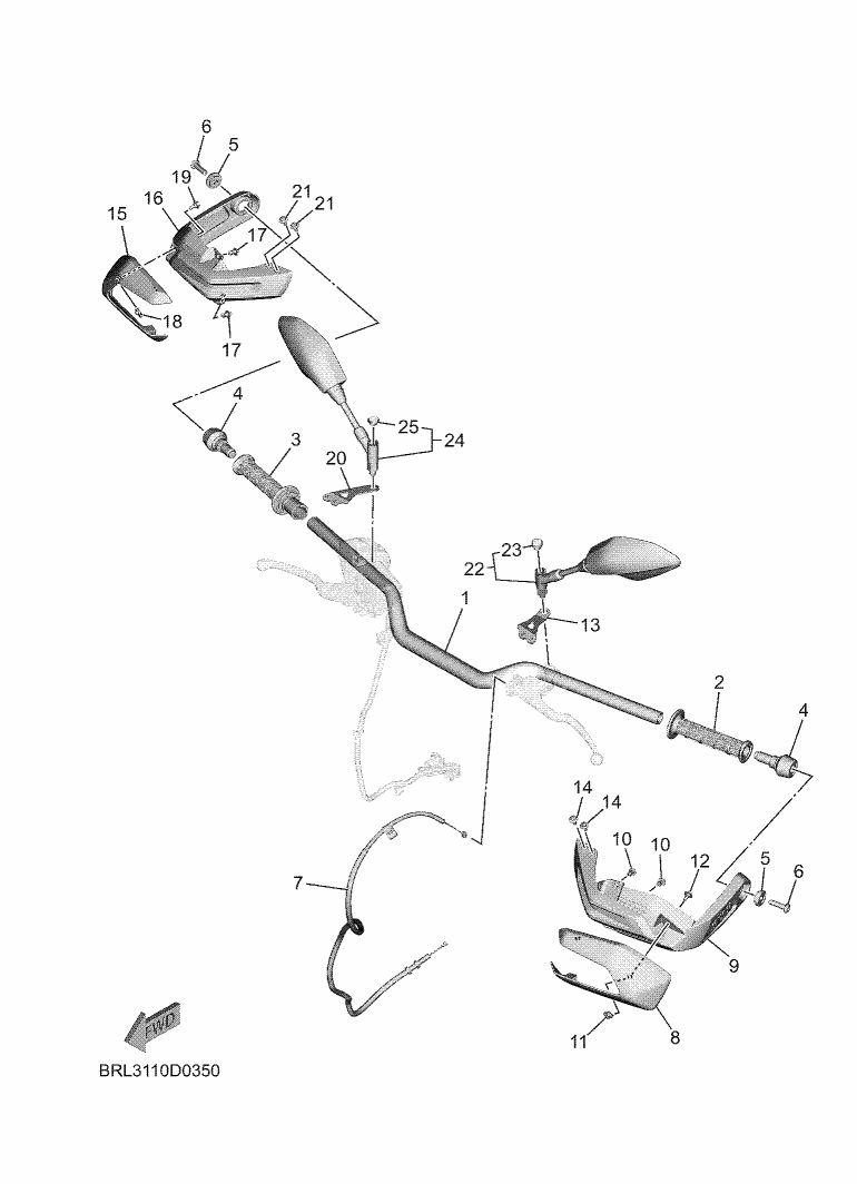 35 - GUIDON & CABLE