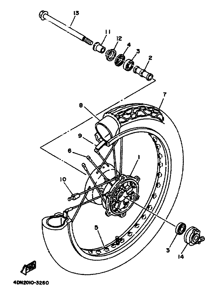 26 - ROUE AVANT