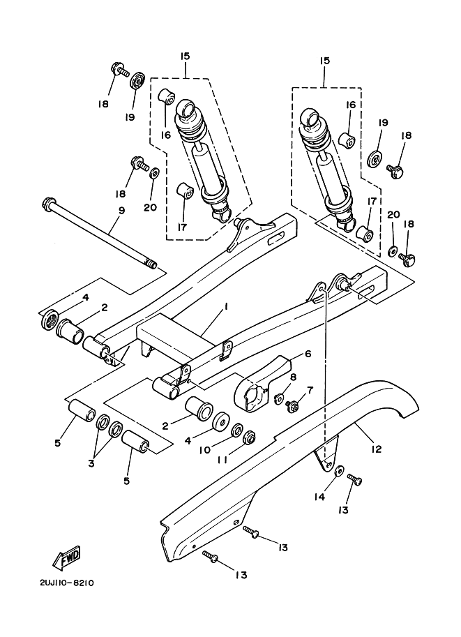21 - BRAS ARRIERE & SUSPENSION