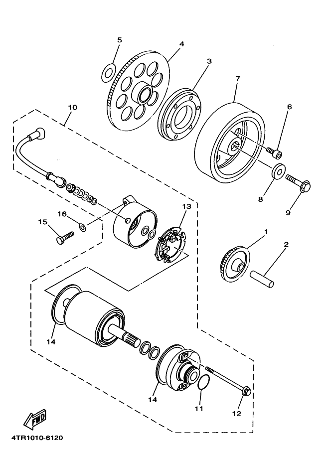 13 - EMBRAYAGE DE DEMAR