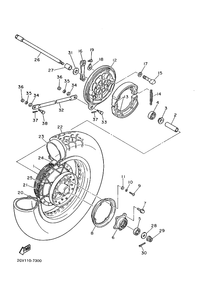 30 - ROUE ARRIERE
