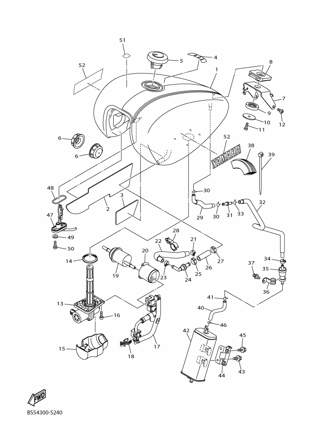 24 - RESERVOIR A CARBURANT