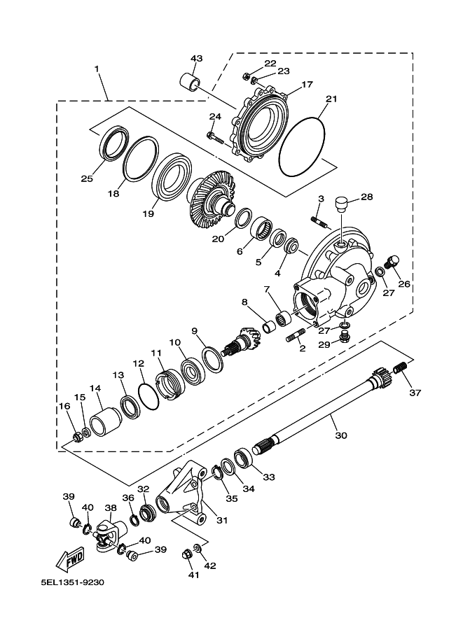 23 - ARBRE DE TRANSMISSION