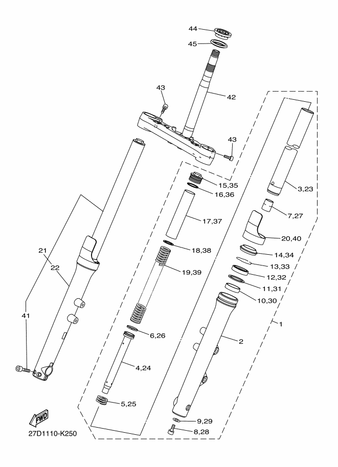 25 - FOURCHE AVANT