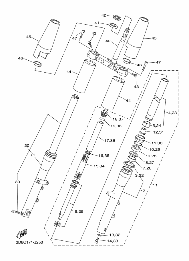 25 - FOURCHE AVANT