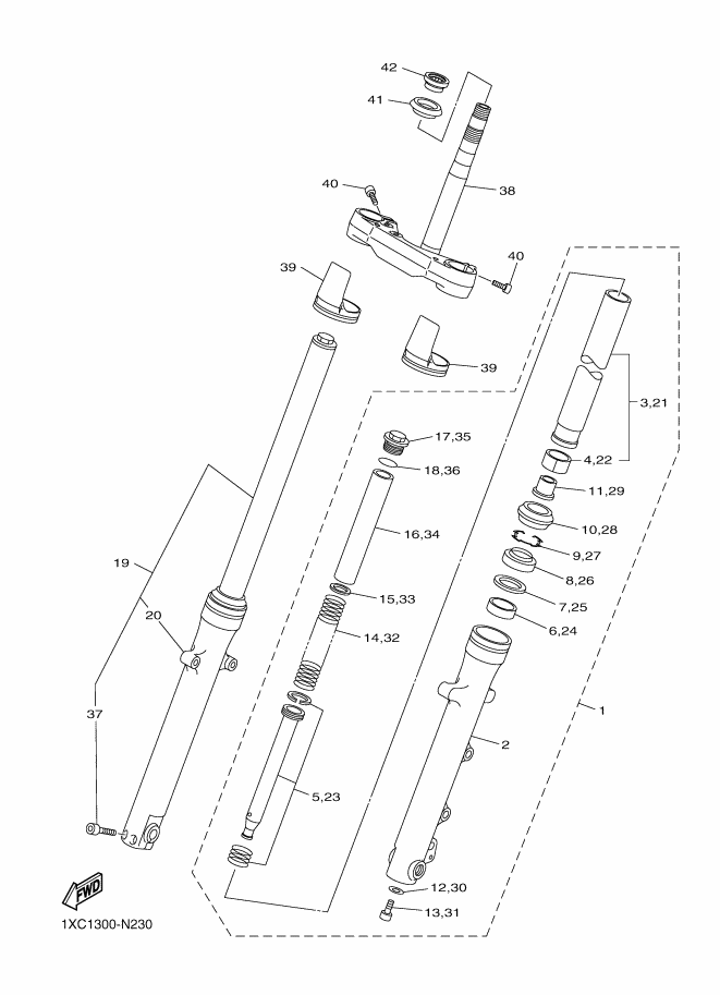 23 - FOURCHE AVANT