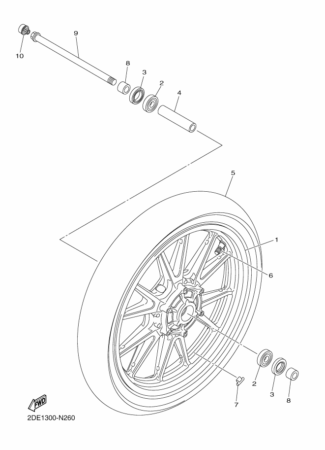 26 - ROUE AVANT