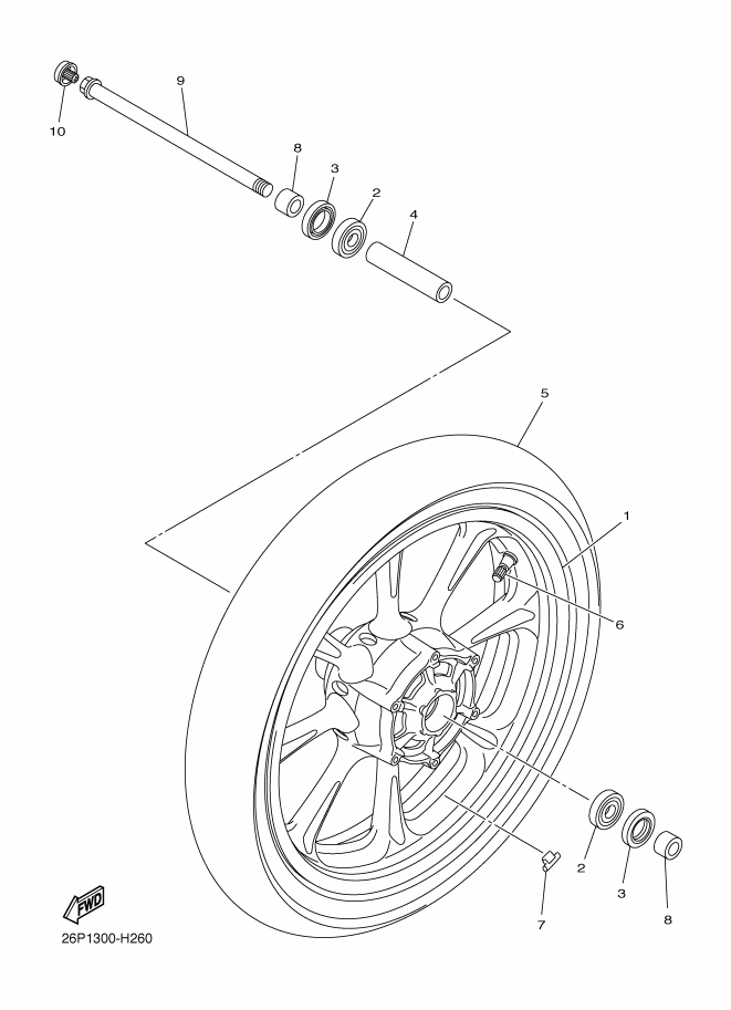 26 - ROUE AVANT
