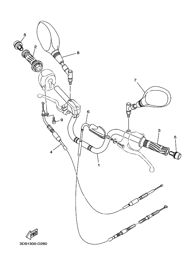 28 - GUIDON & CABLE