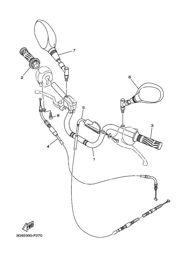 27 - GUIDON & CABLE