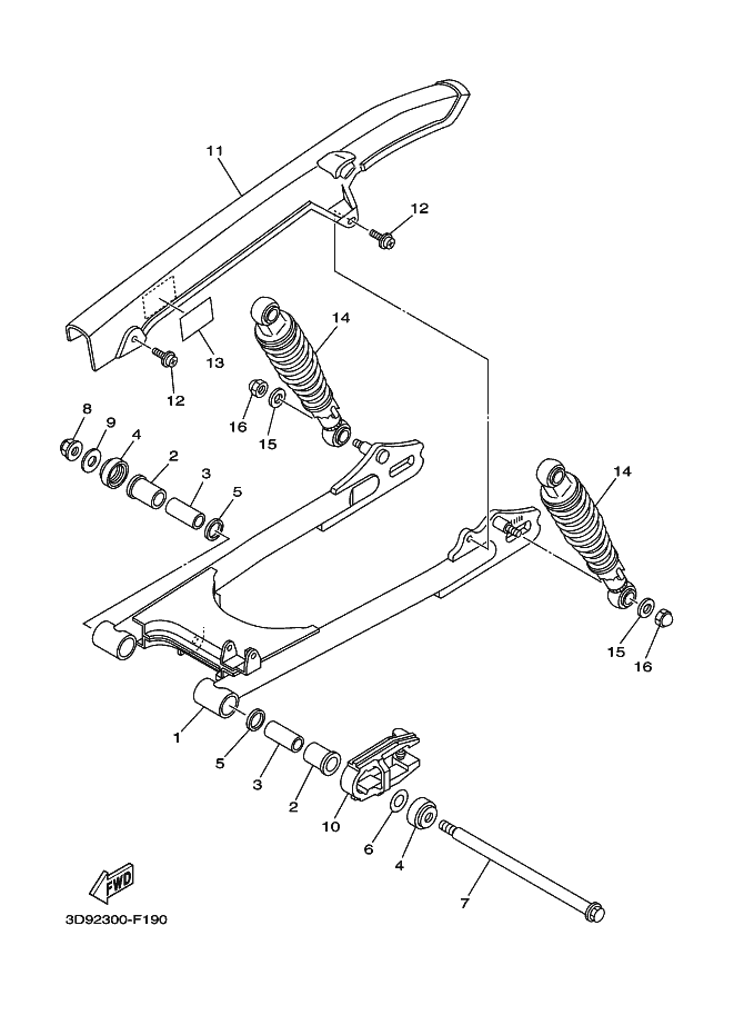 19 - BRAS ARRIERE & SUSPENSION