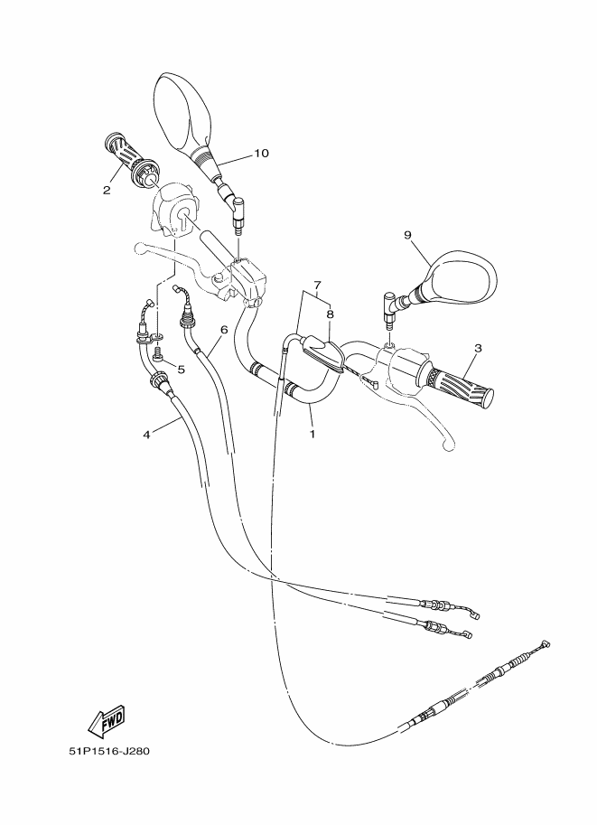 26 - GUIDON & CABLE