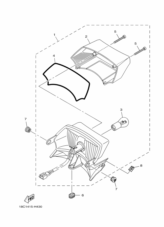35 - FEU ARRIERE