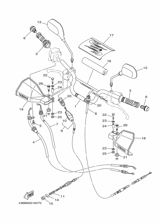 27 - GUIDON & CABLE