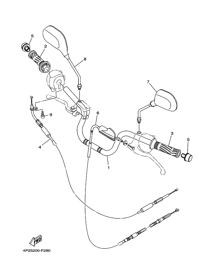 32 - GUIDON & CABLE