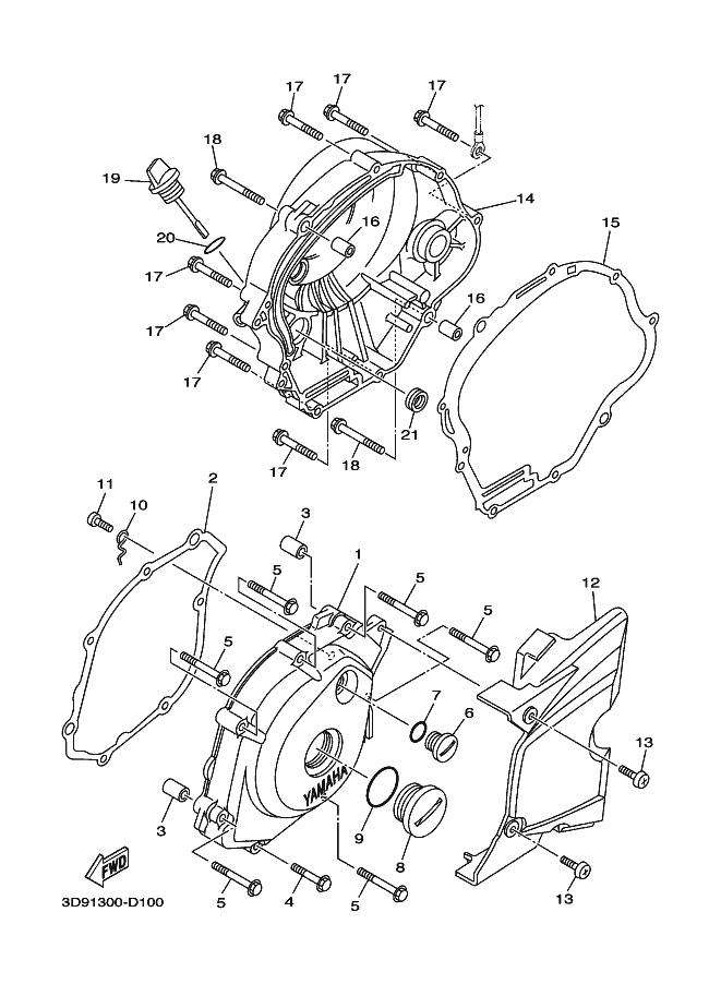 10 - COUVERCLE DE CARTER 1