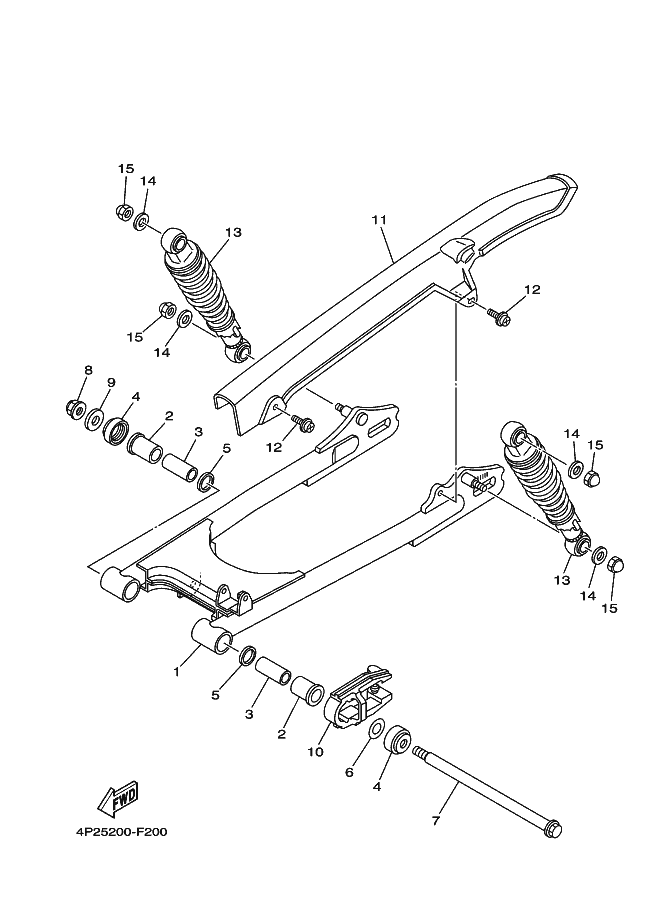 20 - BRAS ARRIERE & SUSPENSION