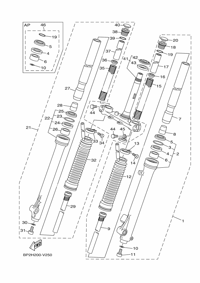 25 - FOURCHE AVANT