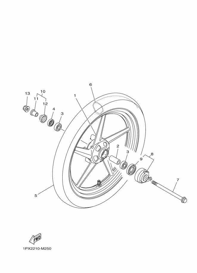27 - ROUE AVANT
