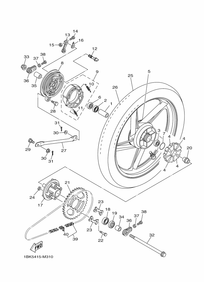 31 - ROUE ARRIERE 2