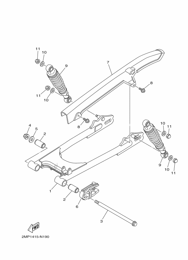 24 - BRAS ARRIERE & SUSPENSION