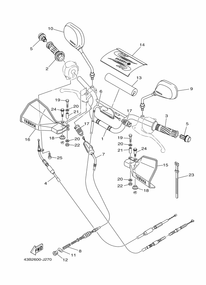 27 - GUIDON & CABLE
