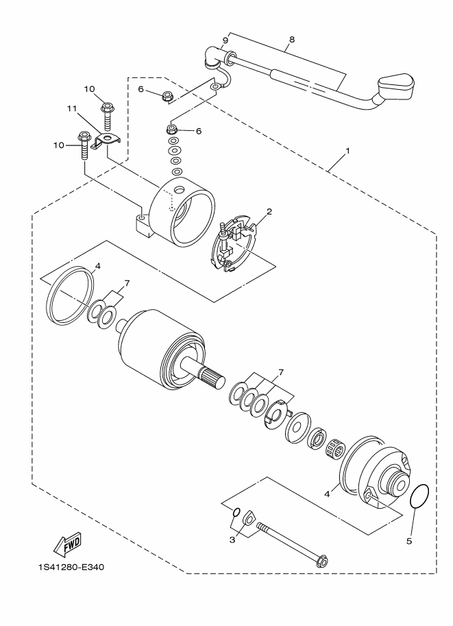 34 - DEMARREUR ELECTRIQUE