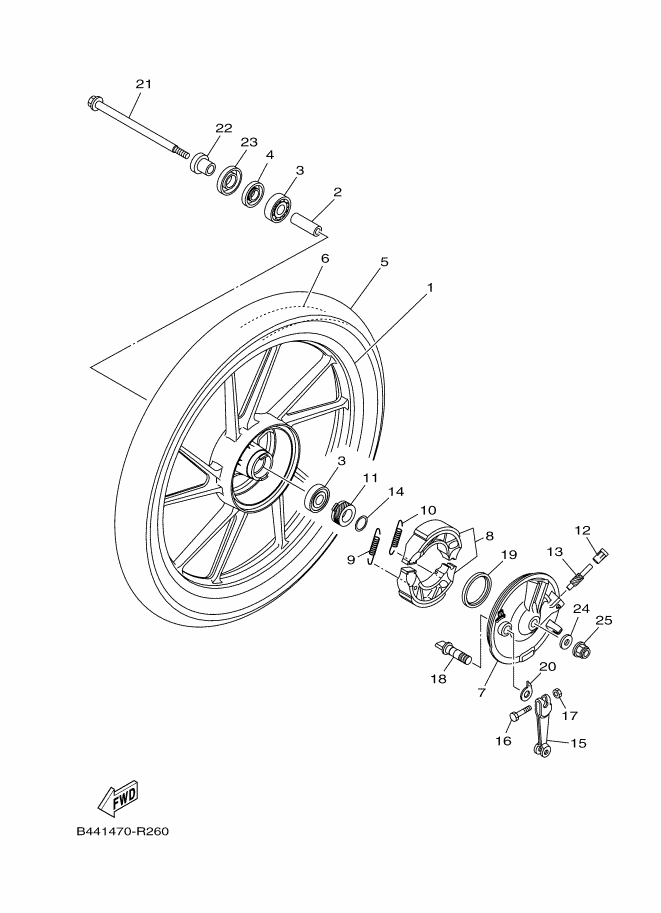 26 - ROUE AVANT
