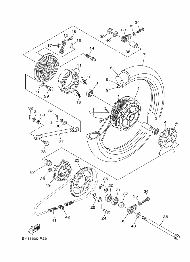 30 - ROUE ARRIERE