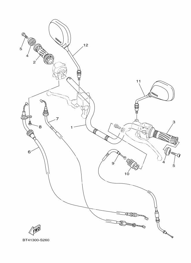 26 - GUIDON & CABLE